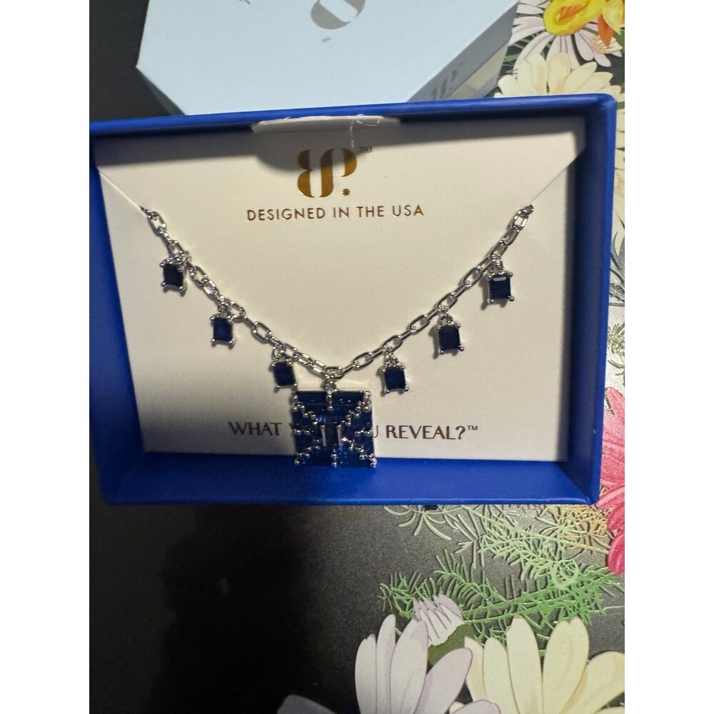 Bomb Party September birthday necklace